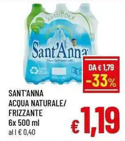 A&O Sant'Anna acqua naturale offerta