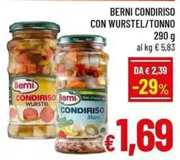 A&O Berni condiriso wurstel offerta