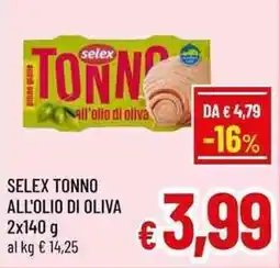 A&O Selex tonno all'olio di oliva offerta