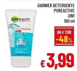 A&O Garnier detergente pureactive 3in1 offerta