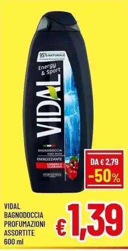 A&O Vidal bagnodoccia energizzante offerta