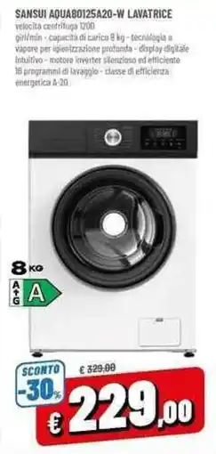 A&O Sansui lavatrice offerta