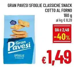 A&O Gran Pavesi Sfoglie Classiche offerta