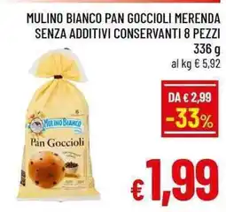 A&O Mulino Bianco Pan Goccioli offerta