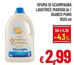 A&O Spuma di Sciampagna Lavatrice Marsiglia offerta