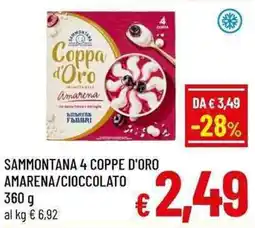A&O Sammontana 4 Coppe d'Oro Amarena/Cioccolato offerta