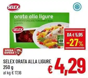 A&O Selex orata alla ligure offerta