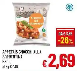 A&O Appetais gnocchi alla sorrentina offerta