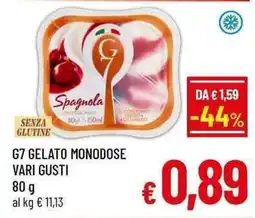 A&O G7 Gelato Monodose offerta