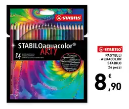 Spazio Conad Pastelli aquacolor Stabilo offerta