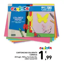 Spazio Conad Cartoncino colorato Carioca offerta