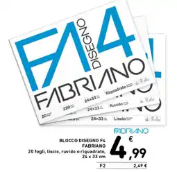 Spazio Conad Blocco disegno F4 Fabriano offerta