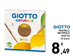 Spazio Conad Giotto pastelli naturale offerta