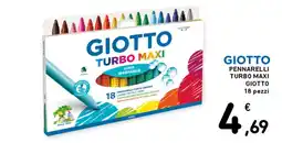 Spazio Conad Giotto Pennarelli Turbo Maxi offerta