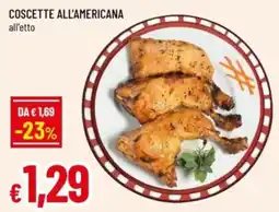Famila Cossette all'americana offerta