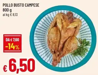 Pollo busto campese