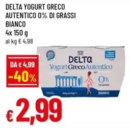 Famila Delta yogurt greco autentico bianco offerta