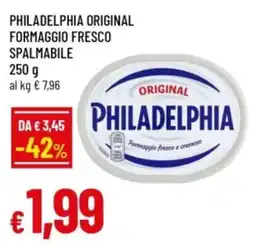 Famila Philadelphia formaggio fresco spalmabile offerta