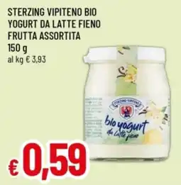 Famila Sterzing Vipiteno bio yogurt da latte fieno offerta