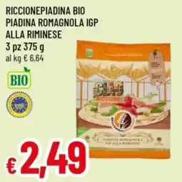 Famila RiccionePiadina Bio Piadina Romagnola IGP alla Riminese offerta