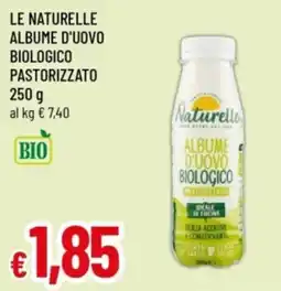 Famila Naturelle albume d'uovo biologico offerta