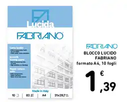 Spazio Conad Blocco lucido Fabriano offerta