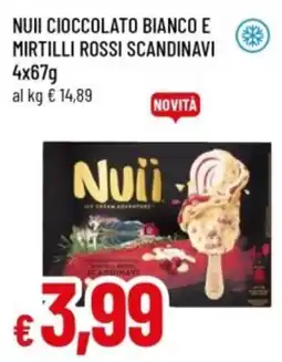 Famila Nuii cioccolato bianco e mirtilli rossi scandinavi offerta