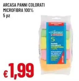 Famila Arcasa panni colorati microfibra 100% offerta