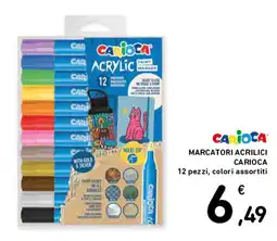 Spazio Conad Marcatori acrilici Carioca offerta