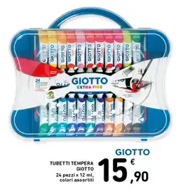 Spazio Conad Tubetti tempera Giotto offerta