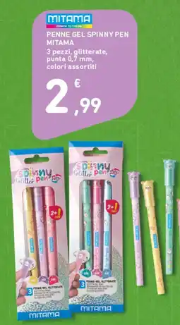 Spazio Conad Penne gel spinny pen mitama offerta