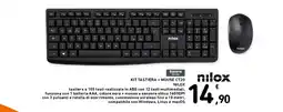 Spazio Conad Kit tastiera + mouse CT20 nilox offerta