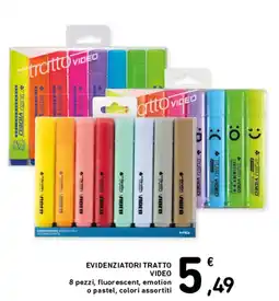Spazio Conad Evidenziatori Tratto Video offerta