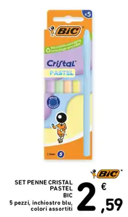 Spazio Conad Set Penne Cristal Pastel Bic offerta