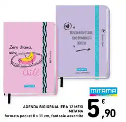 Spazio Conad Agenda bigiornaliera 12 mesi Mitama offerta
