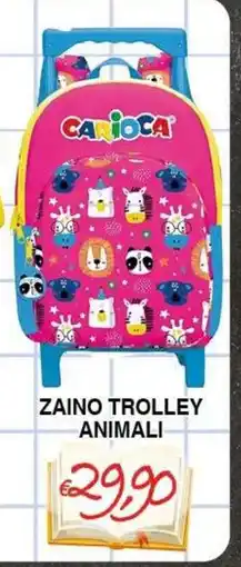 Bernava Zaino Trolley Animali Carioca offerta