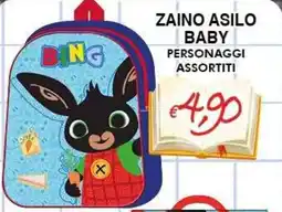 Bernava Zaino Asilo Baby offerta