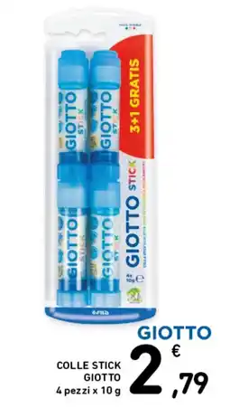 Spazio Conad Colle stick Giotto offerta