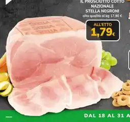 Basko Prosciutto cotto nazionale Stella Negroni offerta