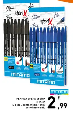 Spazio Conad Penne a sfera Sferix Mitama offerta