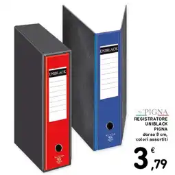Spazio Conad Registratore Uniblack Pigna offerta