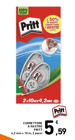 Spazio Conad Correttore a nastro Pritt offerta