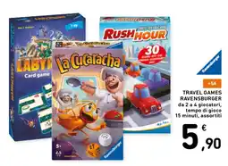 Spazio Conad Travel Games Ravensburger offerta