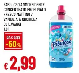 Famila Fabuloso ammorbidente concentrato profumato fresco mattino offerta