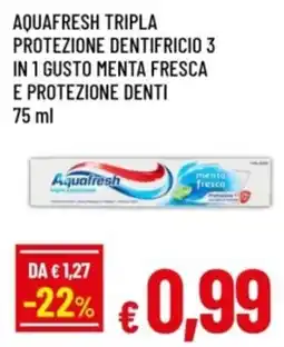 Famila Aquafresh dentifricio offerta