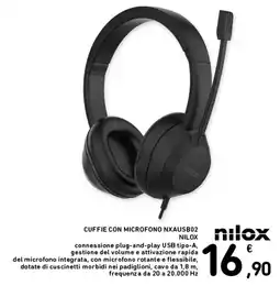 Spazio Conad Cuffie con microfono NilaX offerta