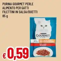 Famila Purina Gourmet Perle filettini in salsa/duetti offerta