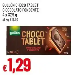 Famila Gullón Choco Tablet Cioccolato Fondente offerta