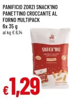 Famila Panificio Zorzi Snack'ino panettino croccante al forno offerta
