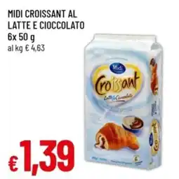 Famila Midi croissant al latte e cioccolato offerta